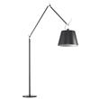 Tolomeo Mega Terra lámpara de pie negra Artemide